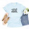 Weekends are my favorite in black on a heather ice blue Bella Canvas 3001cvc t-shirt.